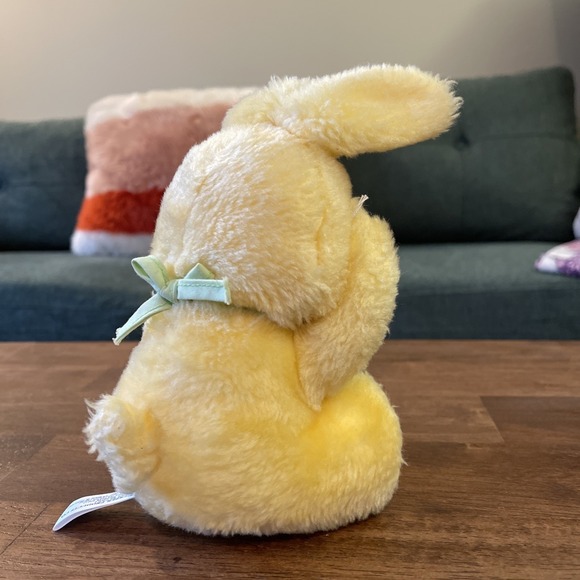 VTG Gerber Peek A Bunny Yellow‎ Pink Plush Rabbit Stuffed Animal - Picture 3 of 6